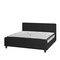 Flash Furniture King Size Black Fabric Platform Bed & Mattress HG-BM10-24-GG - alternate 9